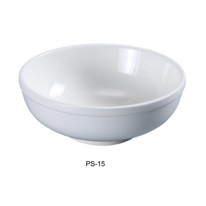 Yanco PS-15 Nappie Bowl, 12 oz Capacity, 5″ Diameter, Porcelain, Bone White (3Dz)
