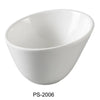 Yanco PS-2006 Piscataway 6" Sheer Bowl, 18 Oz, China, White (2Dz)