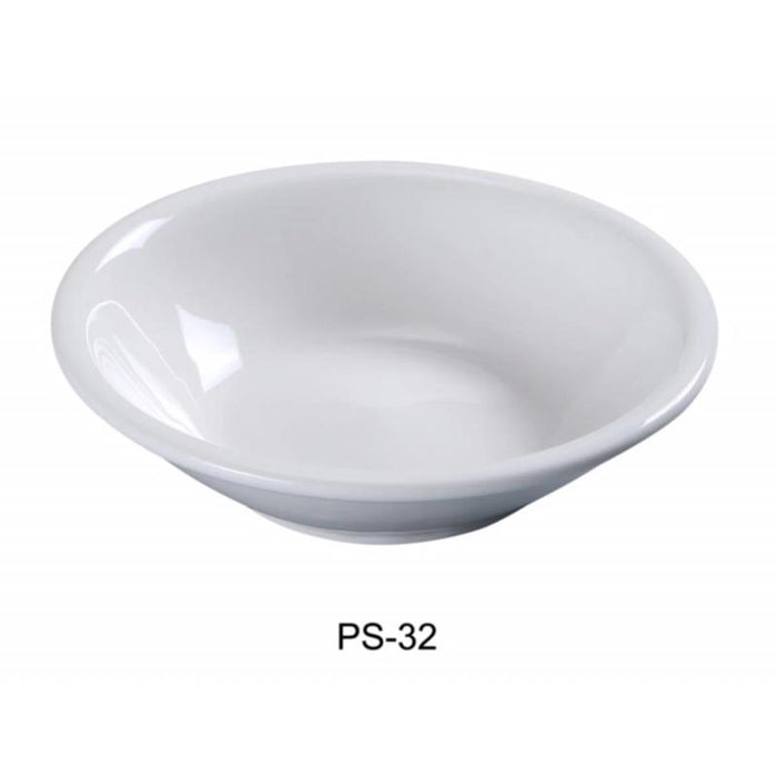 Yanco PS-32 Fruit Bowl, 3.5 oz Capacity, 4.25″ Diameter, Porcelain, Bone White (3Dz)