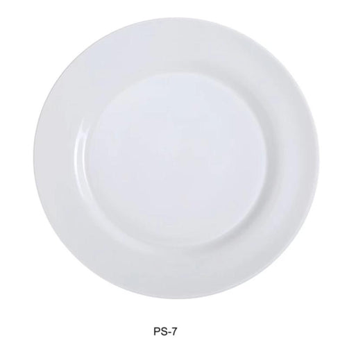 Yanco PS-7 Bread Plate, 7.5″ Diameter, Porcelain, Bone White (3Dz)