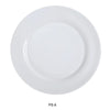 Yanco PS-9 Dinner Plate, 9.5″ Diameter, Porcelain, Bone White (2Dz)