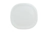 Thunder Group Melamine Western 14" X 14" ROUND SQUARE PLATE, PASSION WHITE, Pack of 6