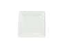Thunder Group Melamine Western 10 1/4" X 10 1/4" SQUARE PLATE, 1" DEEP, PASSION WHITE, Pack of 12