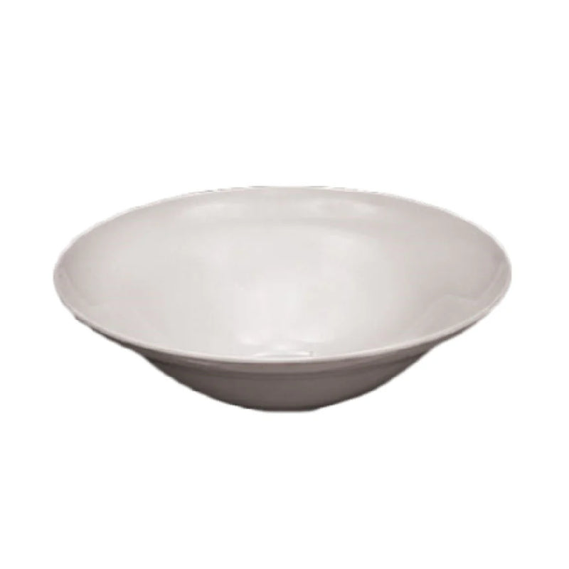 Thunder Group Melamine Western 70 OZ, 13" SALAD BOWL, 4 1/8" DEEP, PASSION WHITE, Pack of 4