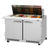 Turbo Air PST-48-18-FB-N PRO Series Mega Top Sandwich/Salad Prep Table with Two Sections 11.1 cu. ft
