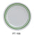 Yanco PT-106 Pine Tree Round Bread Plate, 6.25