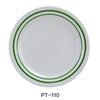 Yanco PT-110 Pine Tree Round Dinner Plate, Melamine Pack of 24 (2 Dz)