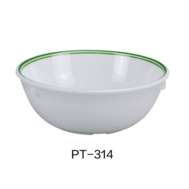 Yanco PT-314 Pine Tree Nappie, 11 OZ, Melamine Pack of 48 (4 Dz)