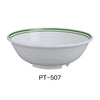 Yanco PT-507 Pine Tree Rim Soup Bowl, 32 OZ, Melamine Pack of 48 (4 Dz)