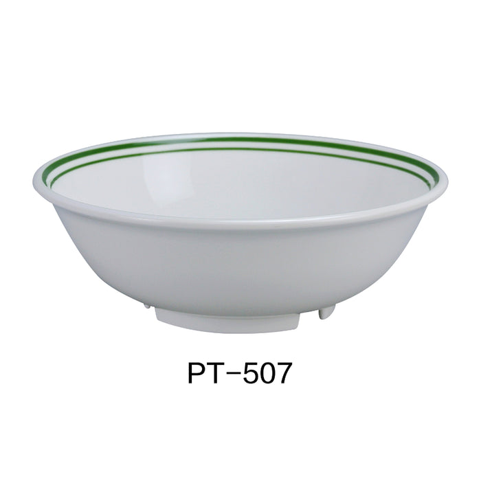 Yanco PT-507 Pine Tree Rim Soup Bowl, 32 OZ, Melamine Pack of 48 (4 Dz)