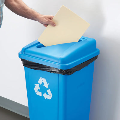 PTCSP-23L - Tall Square Trash Can Lid, Paper by Winco