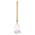 Potato Masher, Round, Wooden Handle, Chrome Plated by Winco