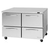 Turbo Air PUF-48-D4-N PRO Series Undercounter Drawers, Freezer, 12.2 cu.ft.