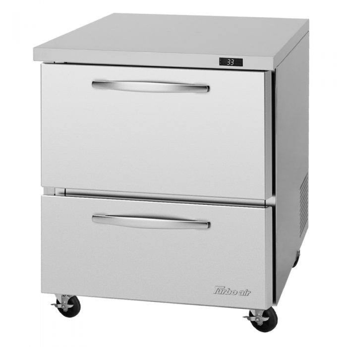 Turbo Air PUR-28-D2-N PRO Series Undercounter Drawers Refrigerator, 6.8 cu.ft.