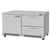 Turbo Air PUR-60-D2R(L)-FB-N PRO Series Undercounter Refrigerator Two Section, 14.8 cu. ft.