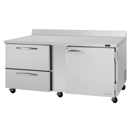 Turbo Air PRO Series, Worktop Refrigerator PWR-72-D2R-N, 72″ length