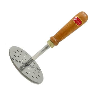 Wooden Handle & Stainless Steel Potato Masher. Available in 2 sizes