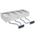 Prepline HFW4 4-Pan Insulated Drop-In Hot Food Well - 208/240V