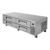 Turbo Air Super Deluxe Chef Base Refrigerator TCBE-82SDR-E-N