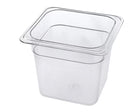 Atosa R04011000354 1/6 Size Polycarbonate Food Pan, 6" Deep – Durable and Transparent for Commercial Restaurent