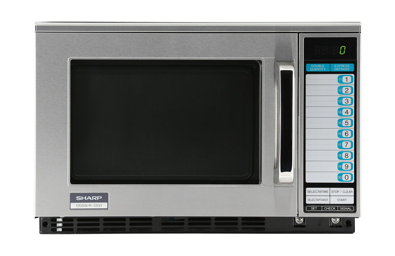 Heavy-Duty 1200 Watt Commercial Microwave Oven (R22GTF) by Sharp