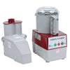 Robot Coupe R2CLR DICE Combination Food Processor with 3 Qt. Clear Bowl, Continuous Feed & 4 Discs - 2 hp