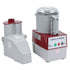 Robot Coupe R2CLR DICE Combination Food Processor with 3 Qt. Clear Bowl, Continuous Feed & 4 Discs - 2 hp