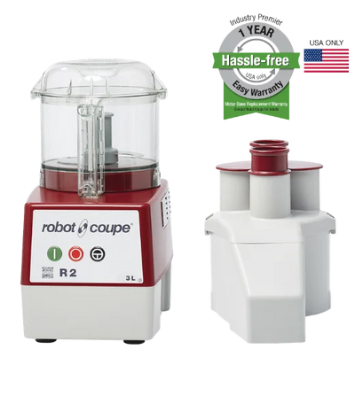 Robot Coupe R2N CLR Clear Bowl Combination Food Processor