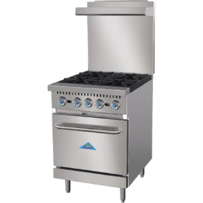 Comstock-Castle, R4, Range, 24", 4 Open Burners