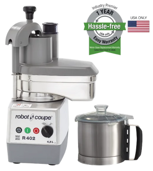 Robot Coupe R402A Combination Continuous-Feed Food Processor – 4.5 Qt
