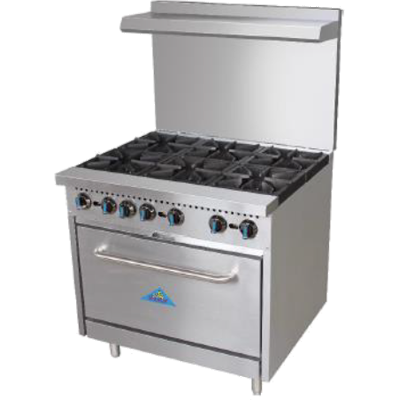 Comstock-Castle, R6, Range, 36", 6 Open Burners