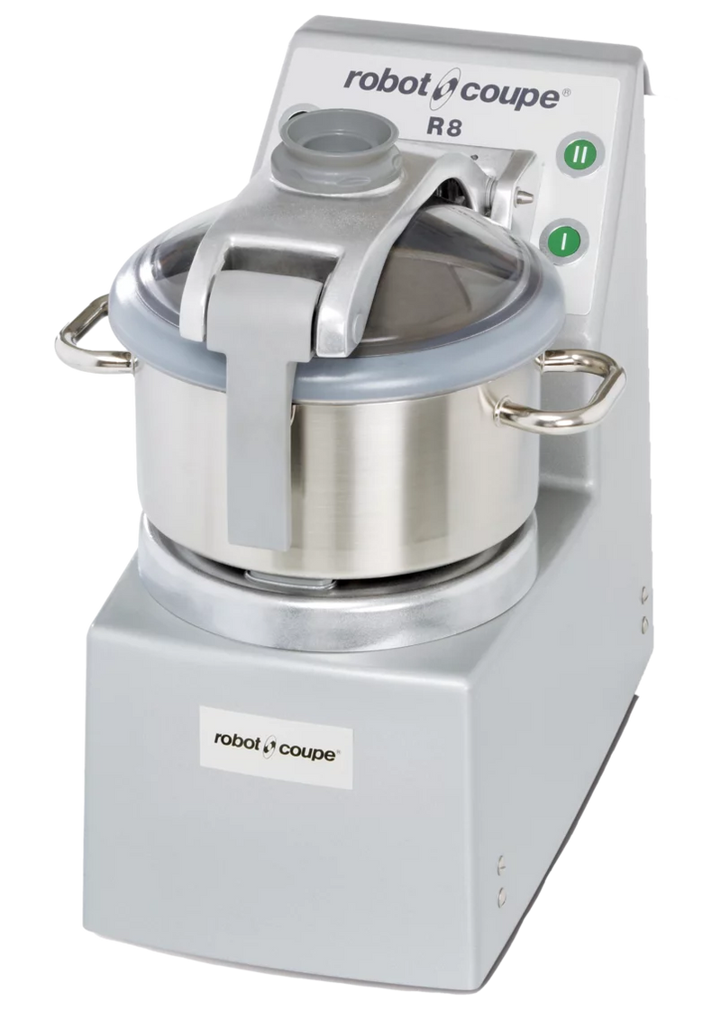Robot Coupe R8 & R8U Table-Top Cutter Mixer – 8 L Stainless Steel Bowl