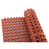 Rubber Interlocking Floor Mat, 3' x 3' by Winco