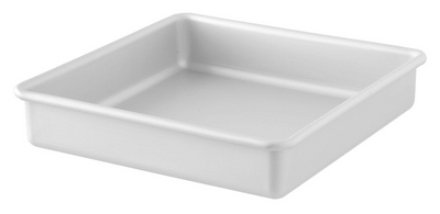 Heavy-duty 14-gauge aluminum deep dish pizza pan for commercial kitchens