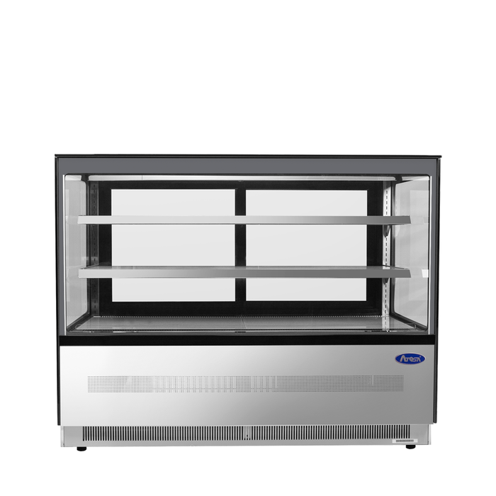 ATOSA RDCS-60 — 60" Floor Model Countertop Refrigerated Square Display Case