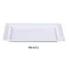 Yanco RM-4312 Rome Deep Display Plate, Melamine, White Color Pack of 12 (1 Dz)