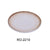 Yanco RO-2210 ROCKEYE Round Plate, China, Two-Tone, White & Brown, (1Dz)