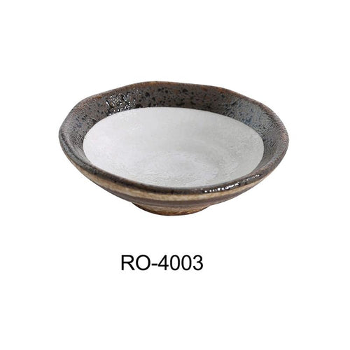 Yanco RO-4003 ROCKEYE Collection, 3.5" SAUCE DISH, 1.5 OZ Capacity,China, Two-Tone, (4Dz)