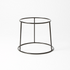 Rubber-coated steel stand for elevated food presentation in restaurants