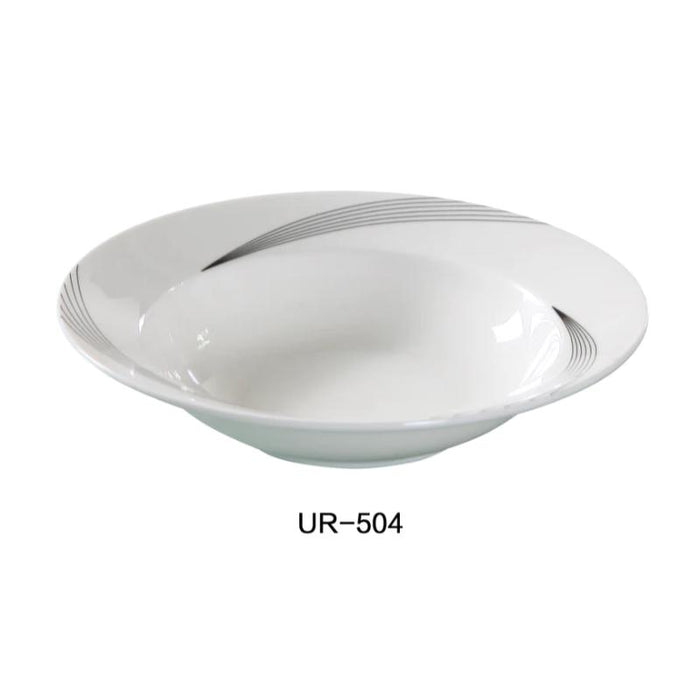 Yanco UR-504 Urban Line Fruit Bowl, 3.5-oz Capacity, 4.75″ Diameter, China, Bone White (3Dz))