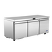 Atosa 72-inch commercial cooler with epoxy shelves and casters
