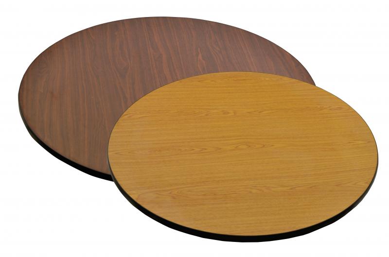 TABLE TOPS DIA 24 INCH X 1 INCH ROUND OAK/WALNUT