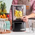 Blendtec S885XC2901-B1GB1D Stealth 885 X Brushless Commercial Blender Package with (2) 90 oz WildSide+ Jars