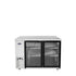 ATOSA SBB48SGGRAUS1 — 48″ Back Bar Cooler with Sliding Glass Door Shallow Depth