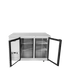ATOSA SBB48SGGRAUS1 — 48″ Back Bar Cooler with Sliding Glass Door Shallow Depth