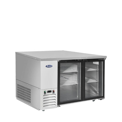 SBB48GGRAUS1 — 48″ Shallow Depth Back Bar Cooler with Glass Doors