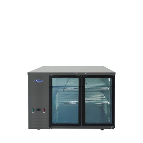 ATOSA SBB48GGRAUS2 — 48″ Back Bar Cooler with Glass Door Shallow Depth