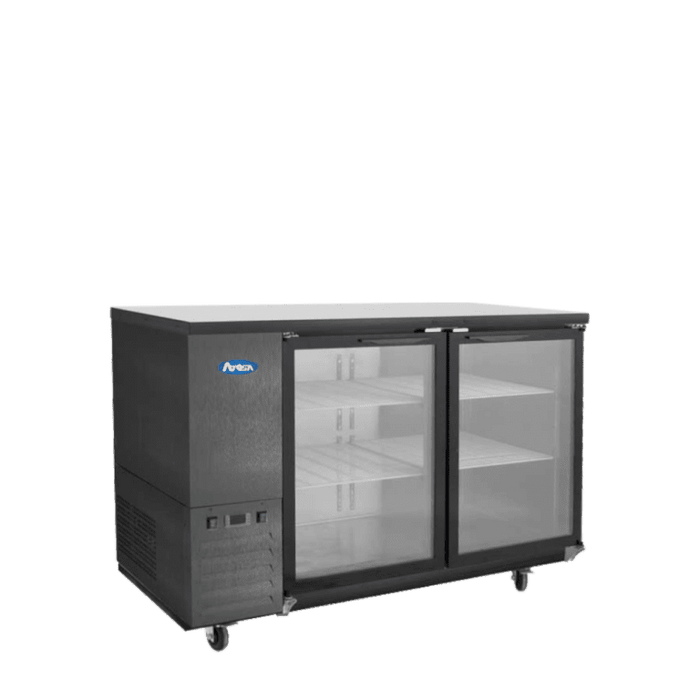 ATOSA SBB48GGRAUS2 — 48″ Back Bar Cooler with Glass Door Shallow Depth