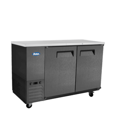 ATOSA SBB48SGGRAUS2 — 48″ Back Bar Cooler with Sliding Glass Door Shallow Depth