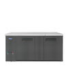 SBB69GRAUS2 Shallow Depth Back Bar Coolers (Black Exterior) by Atosa